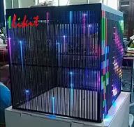 Curtain cube LED display RGB